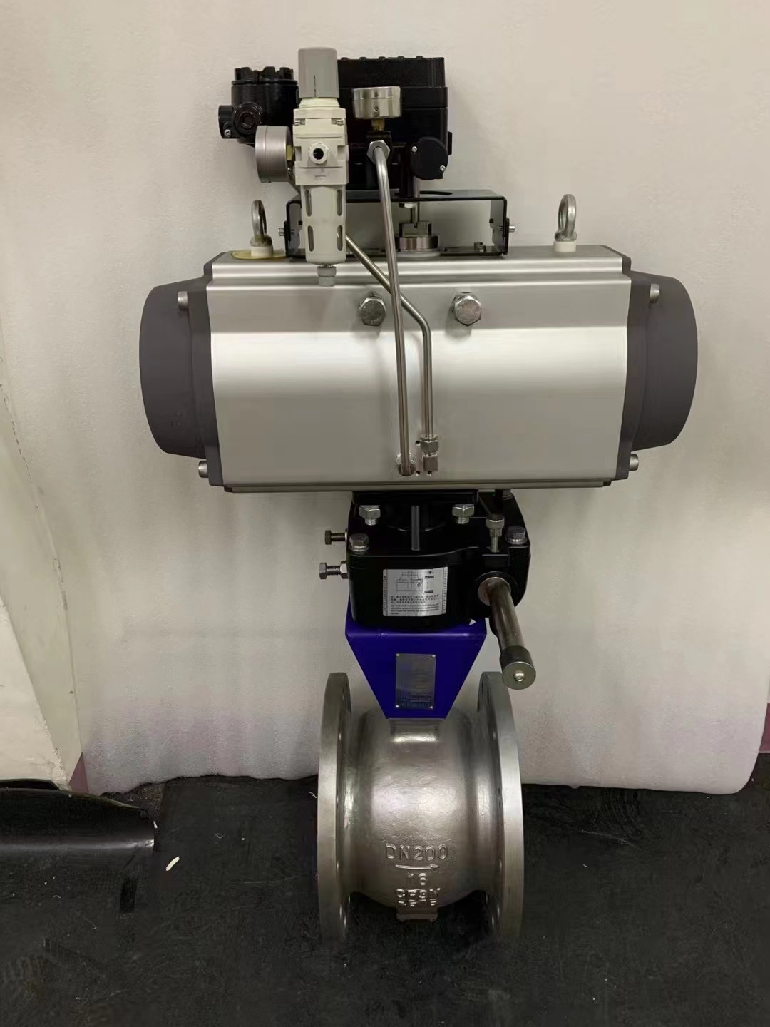 氣動V型不銹鋼球閥